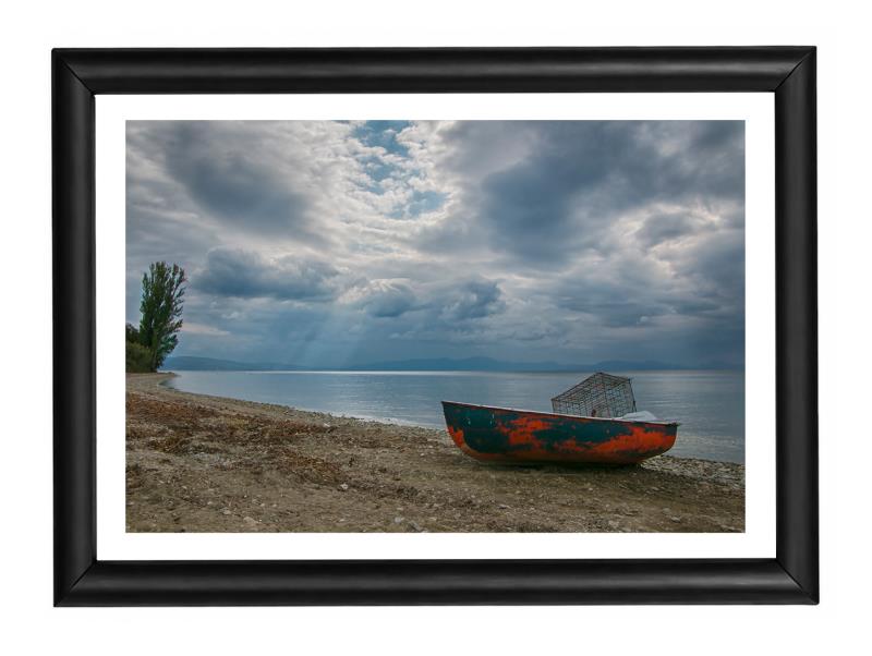 Κορνίζα με φωτογραφία από το Πήλιο 30,2x21,4cm